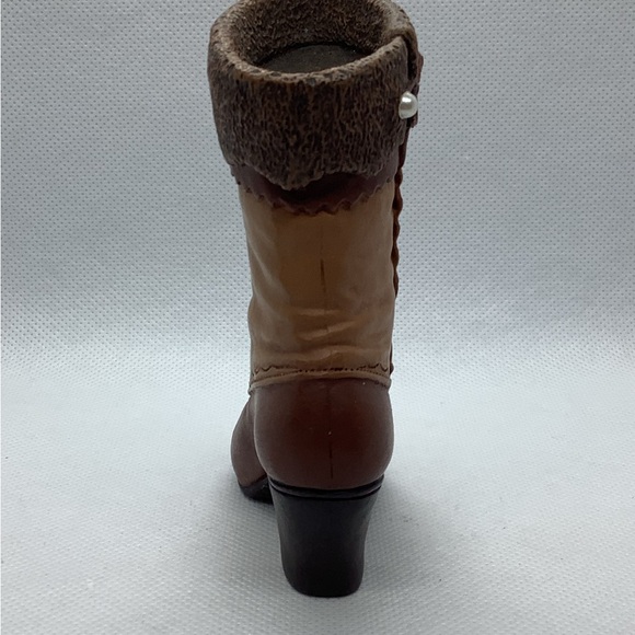 Just the Right Shoe High Button Boot by Raine Miniature Vintage Collectible 4” - Picture 4 of 9